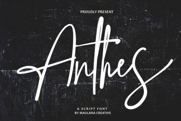 Anthes: A Font That Breathes Life into Your Handmade Creations