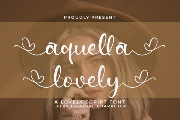 Aquella Lovely: A Script Font for Creative Crafters