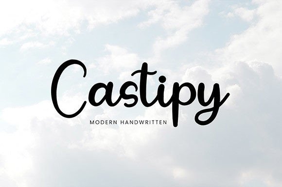 Castipy: A Handwritten Font That Feels Both Classic and Modern