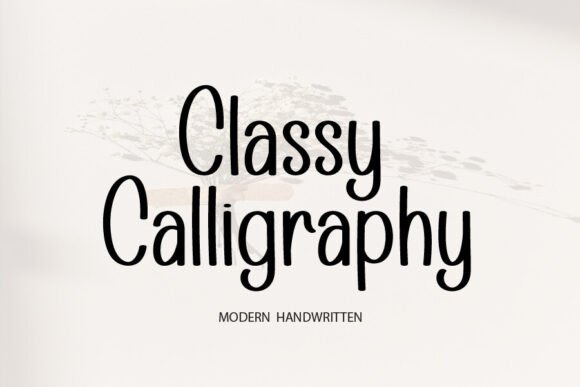 Classy Calligraphy: A Font for Timeless Editorial Design