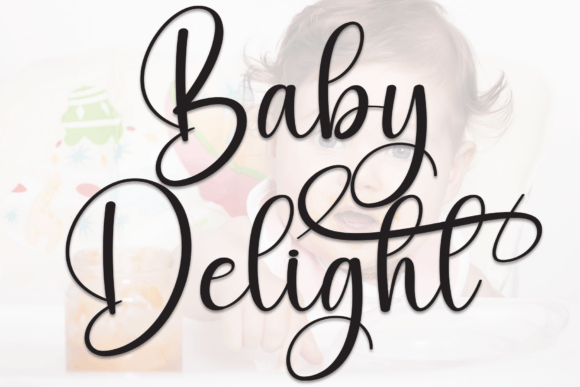 Delight Baby: A Script Font for Editorial Elegance