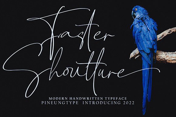 Faster Shoutture: The Font That Elevates Your Brand