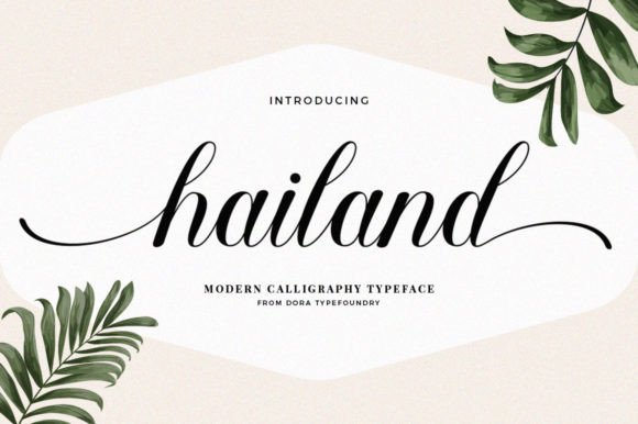 Hailand: A Script Font for Sophisticated Branding