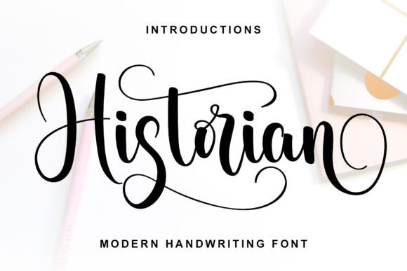 Historian Font for Web Design: A Stylish Handwritten Typeface
