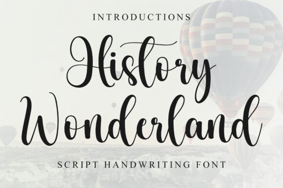 History Wonderland: A Font That Transforms Handmade Creations