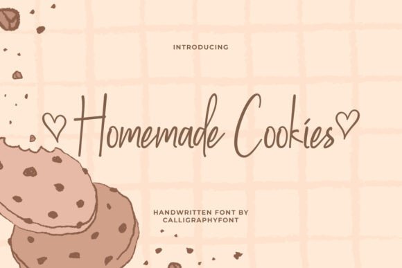 Homemade Cookies Font for Web Design