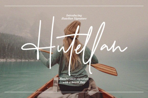 Hutellan: A Handwritten Font for Digital Design