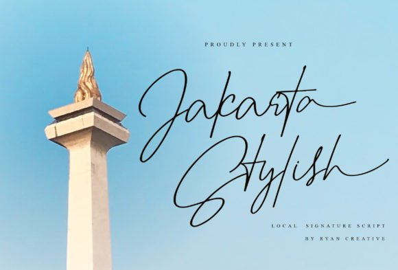 Jakarta Stylish: A Font That Speaks in Script