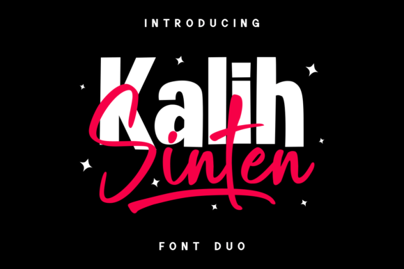 Kalih Sinten Duo: A Font That Speaks Volume in Design