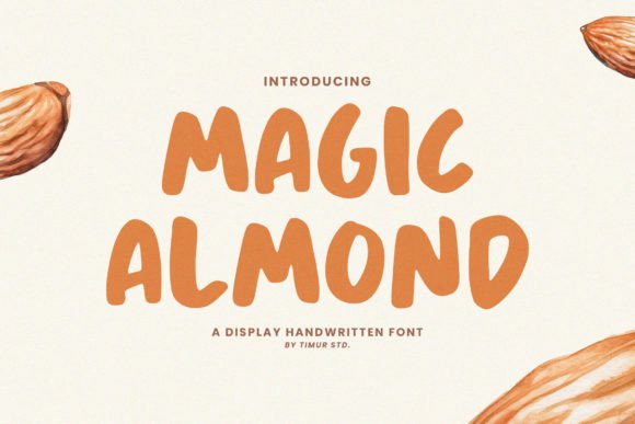 Magic Almond Font for Digital Creativity