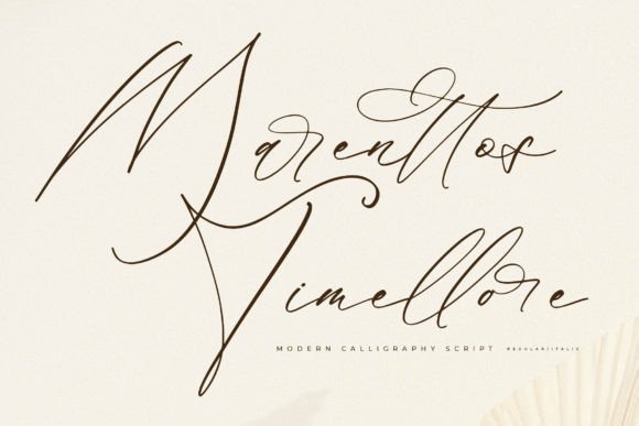 Marenttos Timellore: A Luxurious Font for Branding Projects