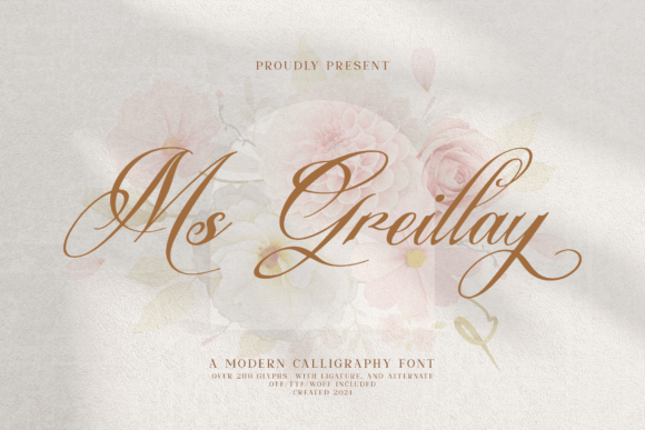 Ms Greillay: A Modern Script Font for Editorial Elegance