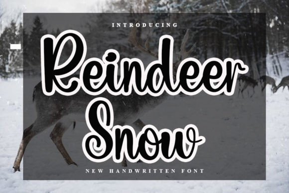 Reindeer Snow: A Script Font for Digital Design Excellence