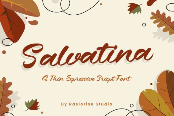 Salvatina: A Script Font for Creative Campaigns