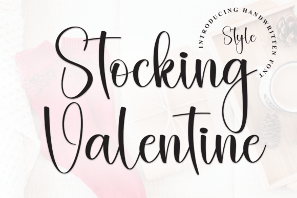 Stocking Valentine Font for Branding and Design