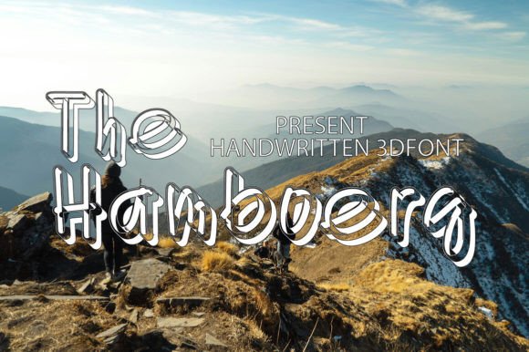 The Hamboerg: A Script Font for Creative Crafters and Product Makers