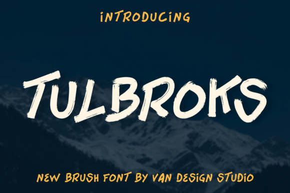 Tulbroks: A Timeless Script Font for Crafters and Designers